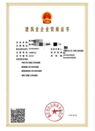 一級房建資質